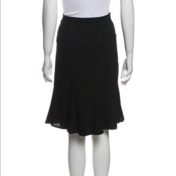 Valentino Black Wool Skirt - Picture 3 of 8